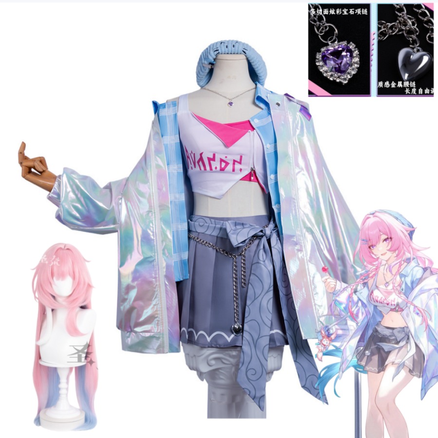 Cosplay Wig Colored - Honkai: Star Rail Cyrene Cosplay Costume