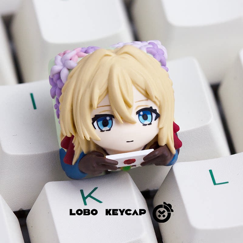 Lobo Keycap Violet Evergarden  - Keycap Artisan Anime ulasan dan harga