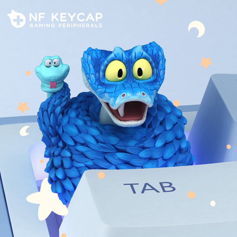 Zootopia Keycap Gary De’Snake  - Keycap Artisan Anime ulasan dan harga