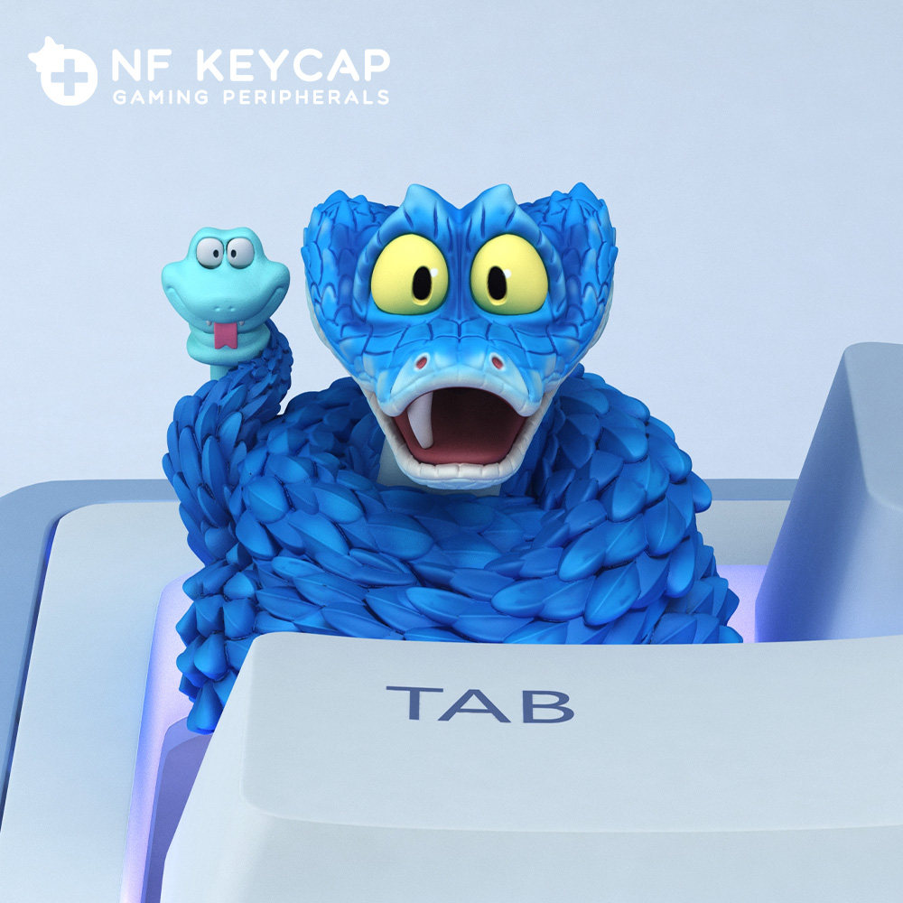 Zootopia Keycap Gary De’Snake  - Keycap Artisan Anime ulasan dan harga