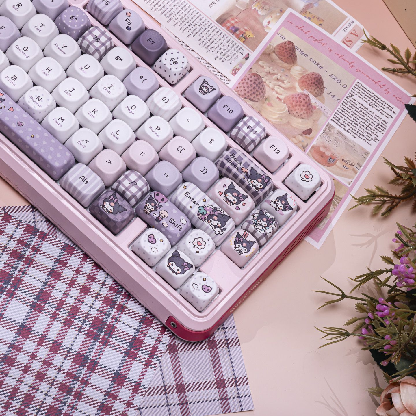 Anime Sanrio Kunomi Diary Girl - Keycap Artisan Anime ulasan dan harga