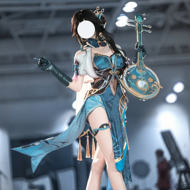 Ruan Mei Cosplay Costume Honka - Cosplay Wig Colored ulasan dan harga