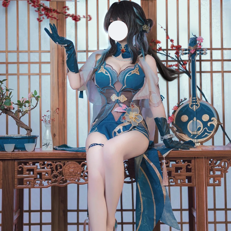 Ruan Mei Cosplay Costume Honka - Cosplay Wig Colored ulasan dan harga