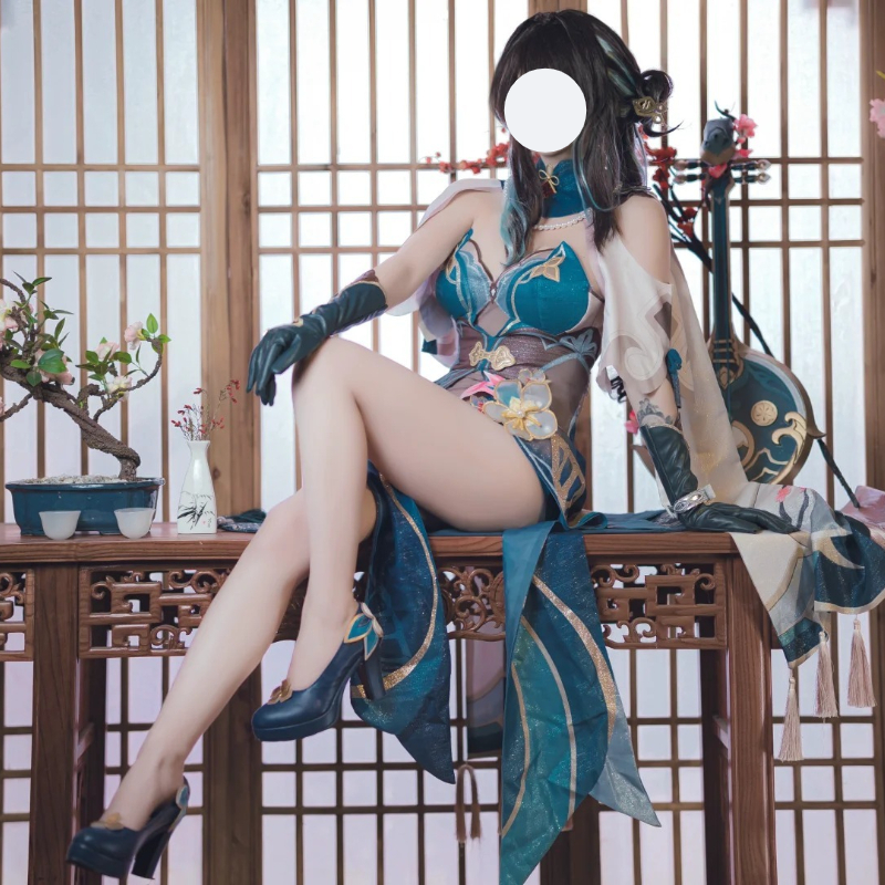 Ruan Mei Cosplay Costume Honka - Cosplay Wig Colored ulasan dan harga