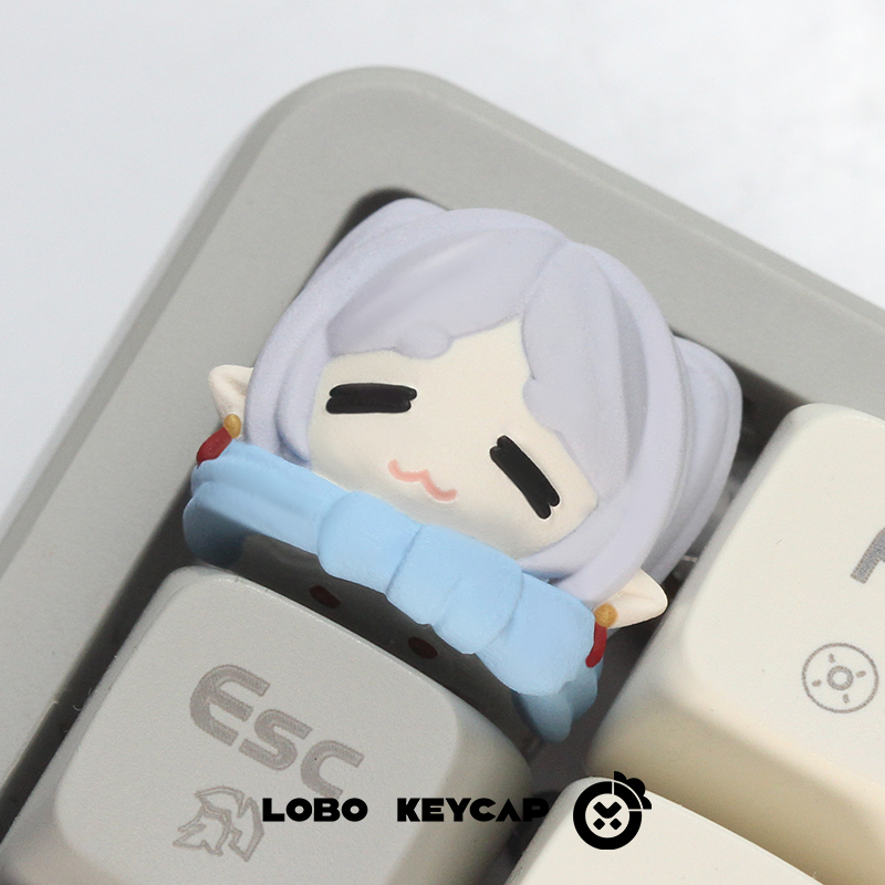 Q Version Frieren: Beyond Jour - Keycap Artisan Anime ulasan dan harga