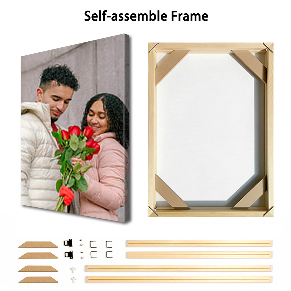 1 Pc Customized Photos on Canv - Art Print Framed ulasan dan harga