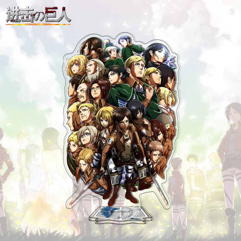 Attack on Titan Acrylic Stand  - Anime Merchandise Distributors ulasan dan harga