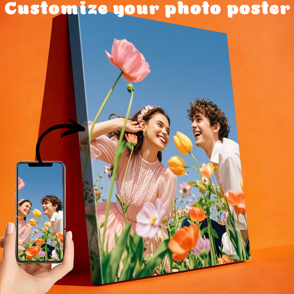 1 customized photo canvas, opt - Art Print Framed ulasan dan harga
