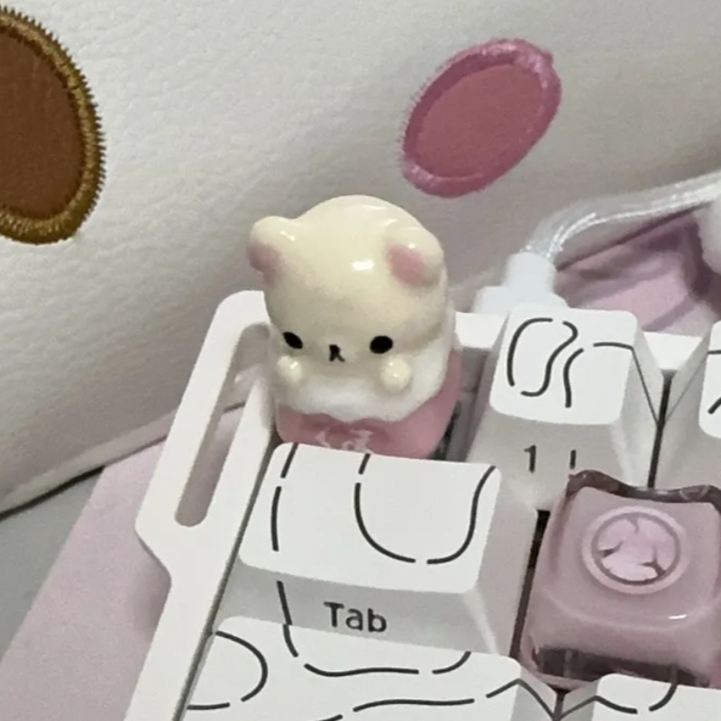 Kawaii Rilakkuma Keycaps Relax - Keycap Artisan Anime ulasan dan harga