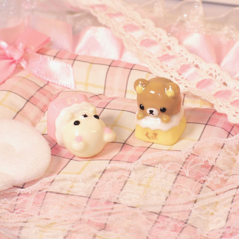 Kawaii Rilakkuma Keycaps Relax - Keycap Artisan Anime ulasan dan harga