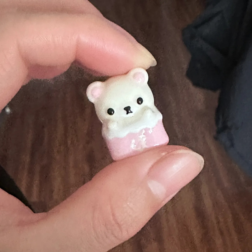 Kawaii Rilakkuma Keycaps Relax - Keycap Artisan Anime ulasan dan harga