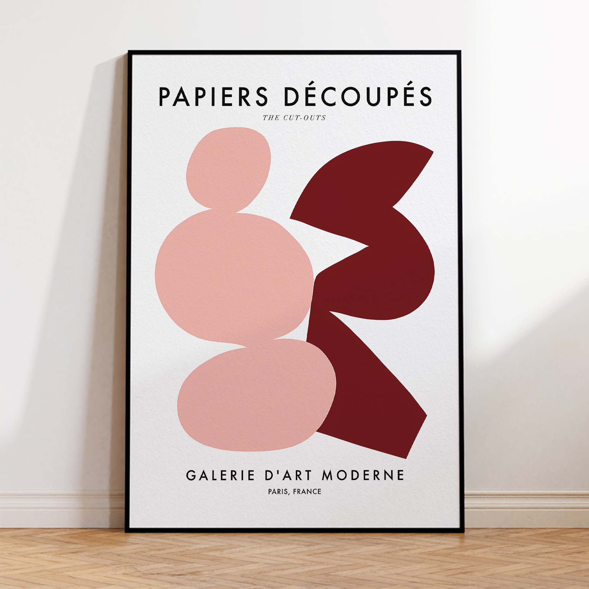 Modern Papiers Decoupes - Gale - Art Print Framed ulasan dan harga