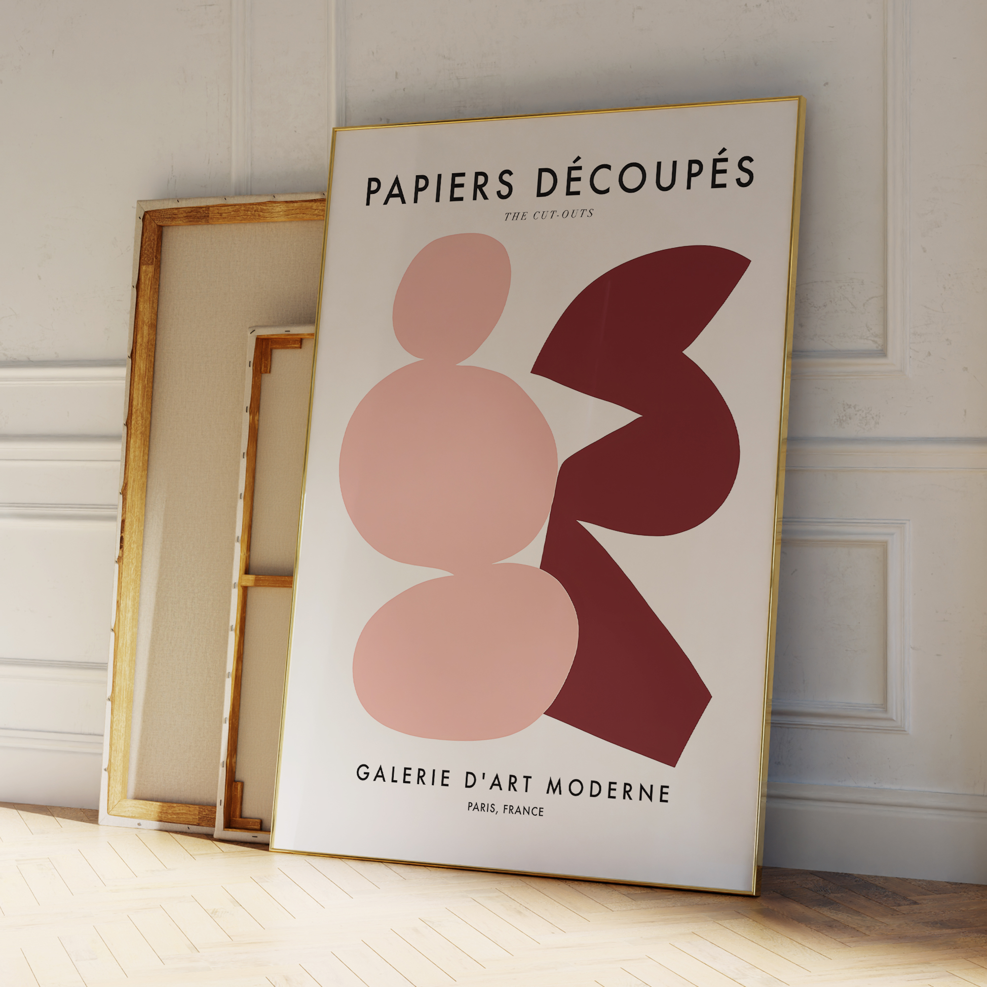 Modern Papiers Decoupes - Gale - Art Print Framed ulasan dan harga