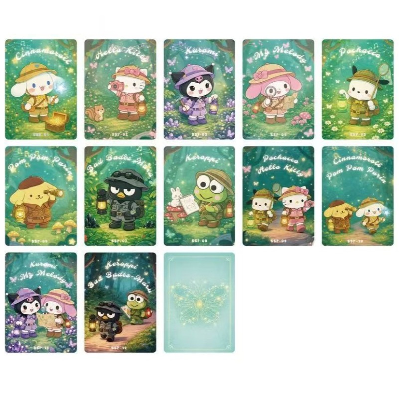 Sanrio Collectible Cards Carto - Rare Anime Merchandise ulasan dan harga