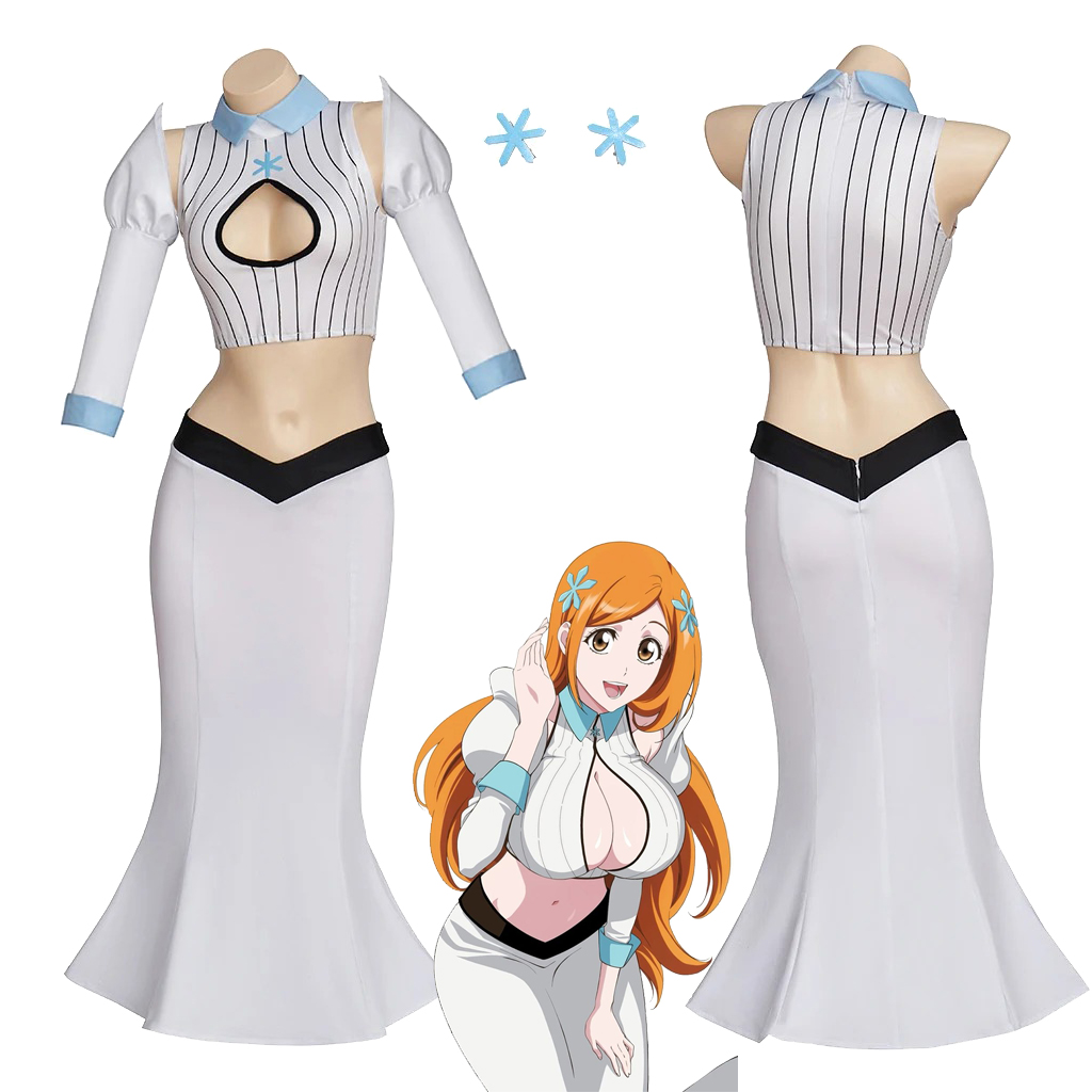 Anime Bleach Orihime Inoue Cos - Anime Merchandise For Women ulasan dan harga