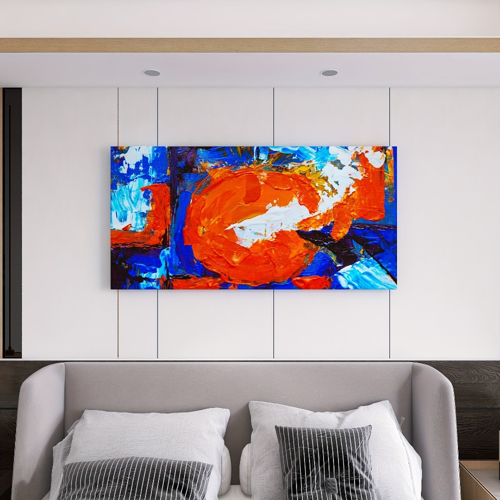 Abstract sun pattern canvas pr - Art Print Framed ulasan dan harga