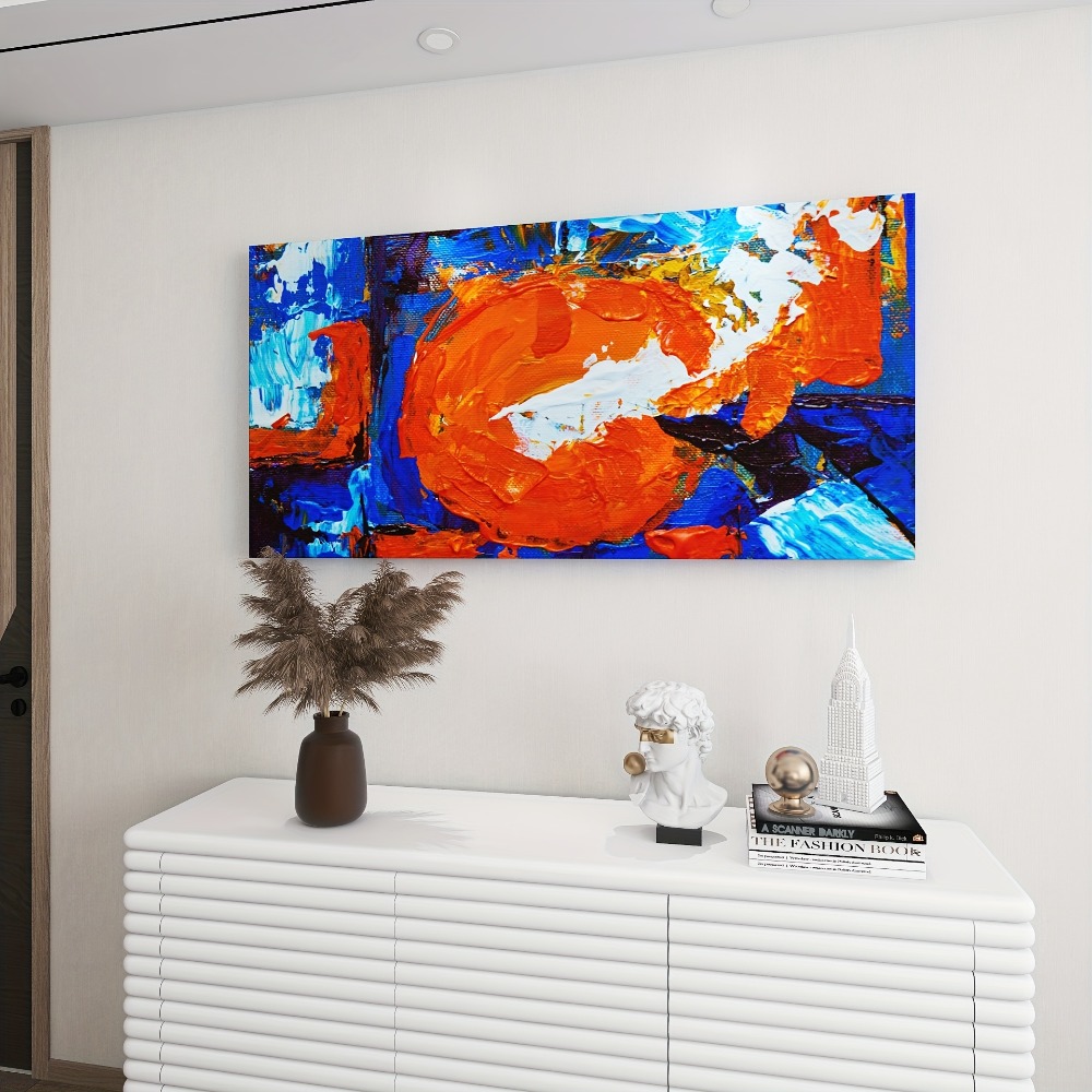 Abstract sun pattern canvas pr - Art Print Framed ulasan dan harga