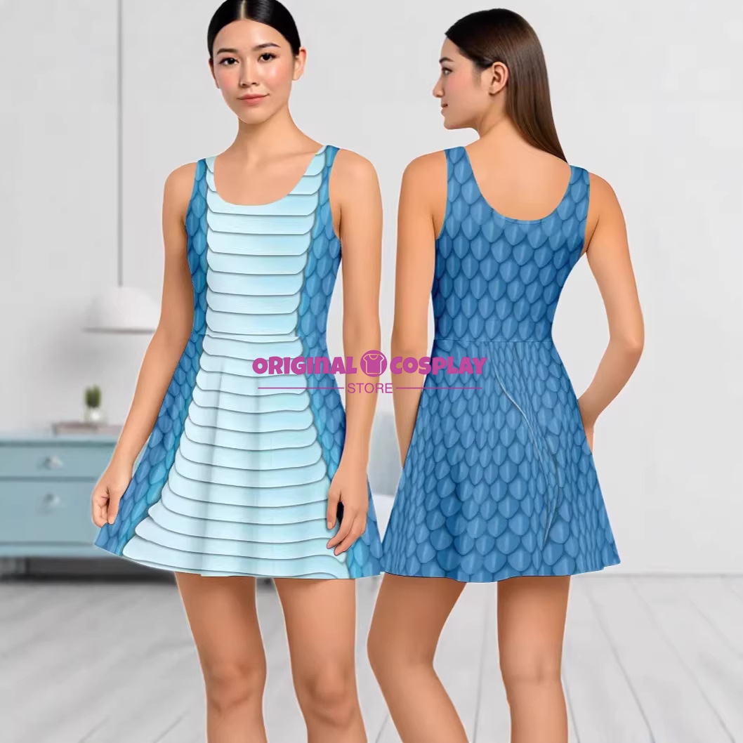 Summer Women T-Shirt Dress Plu - Anime Merchandise For Women ulasan dan harga