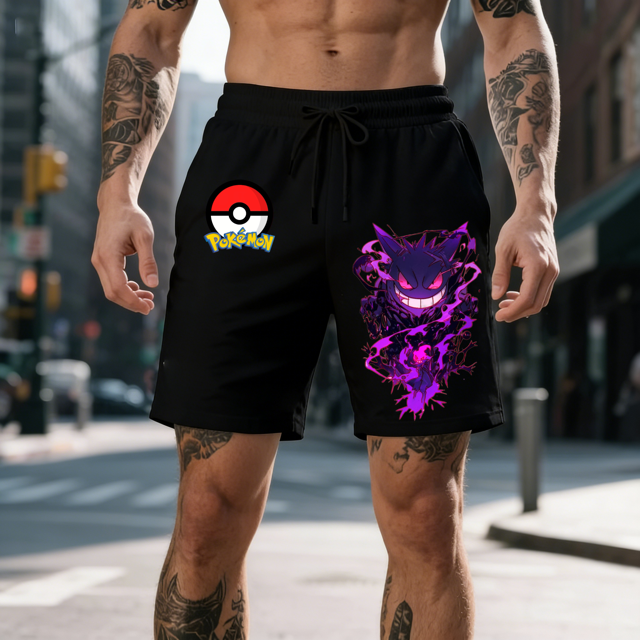 2026 Pokemon Gengar Print Shor - Anime Merchandise Store In Japan ulasan dan harga