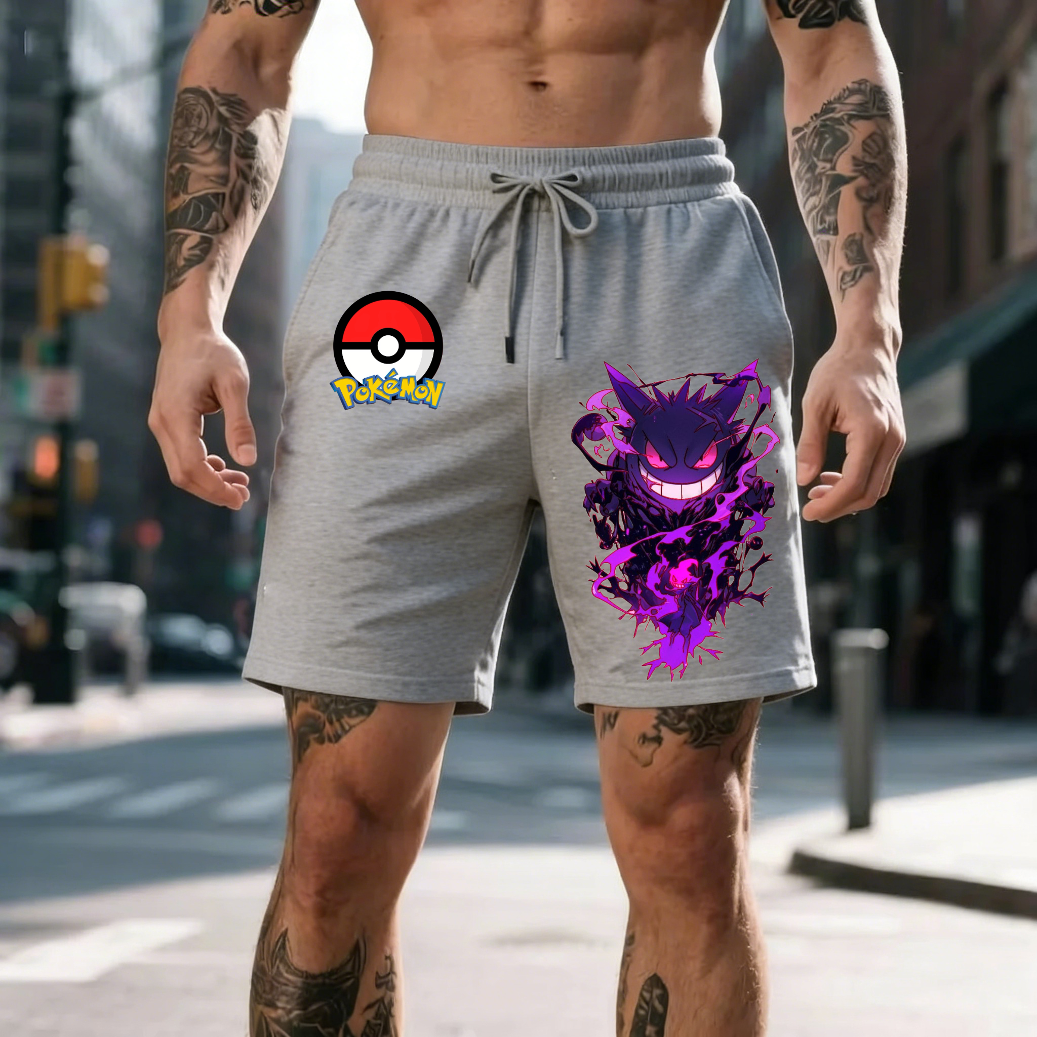 2026 Pokemon Gengar Print Shor - Anime Merchandise Store In Japan ulasan dan harga