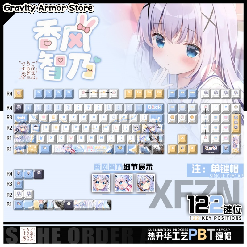 Is The Order A Rabbit? Kafū Ch - Keycap Artisan Anime ulasan dan harga