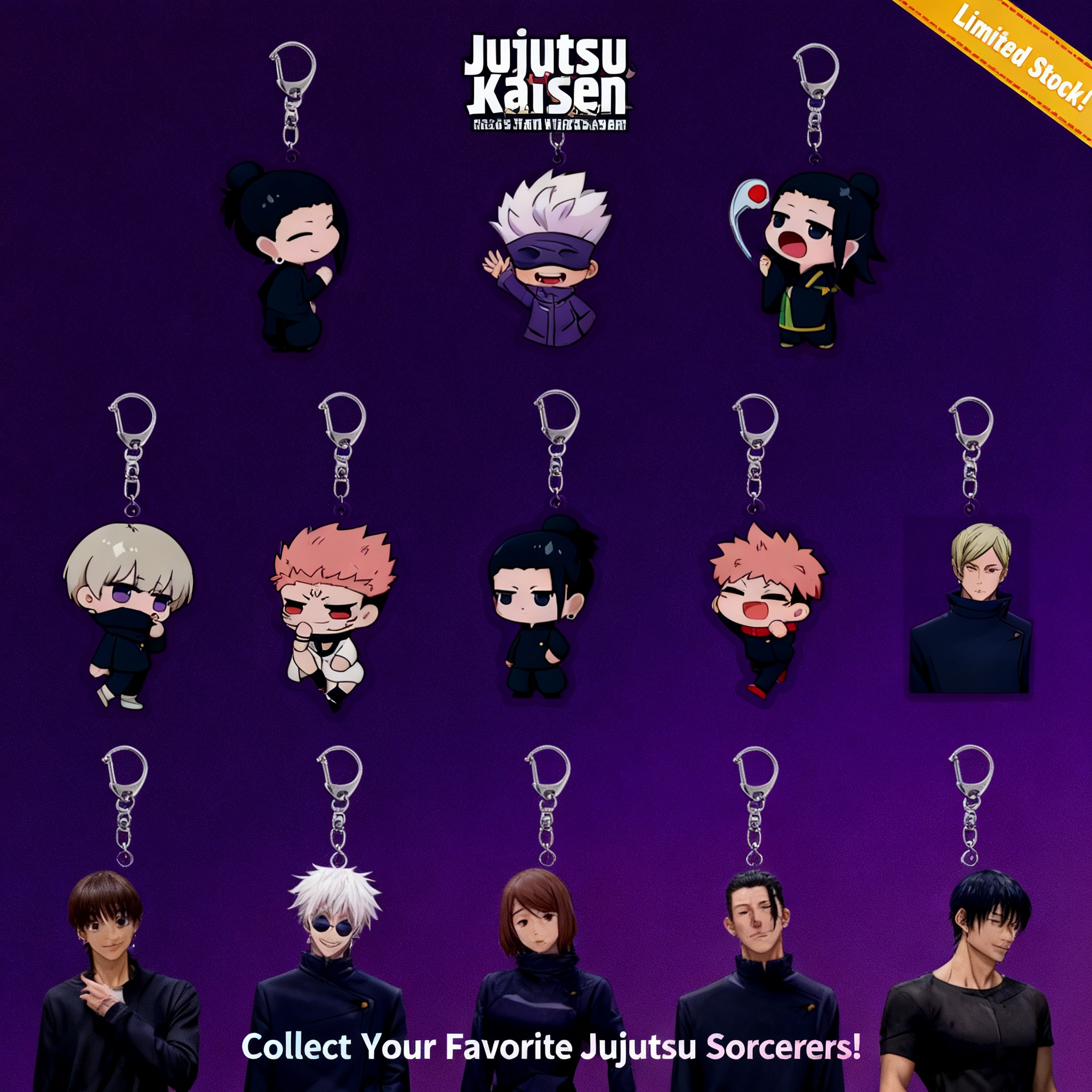 Anime Backpack Keychain Jujuts - Anime Jujutsu Kaisen Merchandise ulasan dan harga