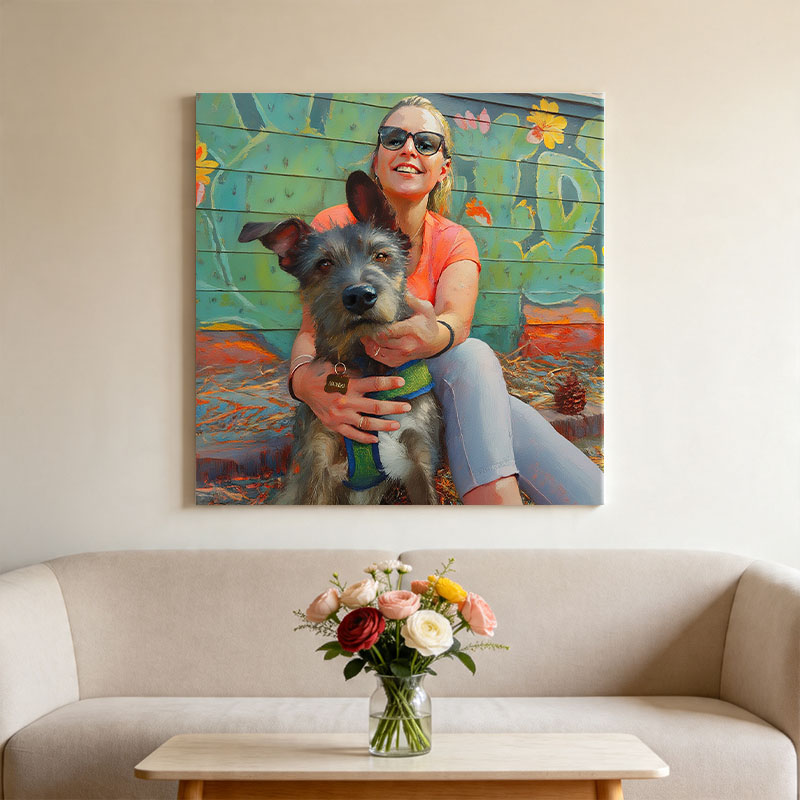 Upload Your Image for Canvas W - Art Print Framed ulasan dan harga