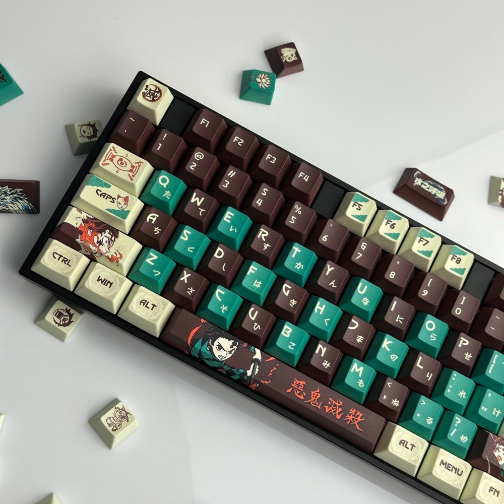 Demon Slayer Keycaps Tanjiro K - Keycap Artisan Anime ulasan dan harga