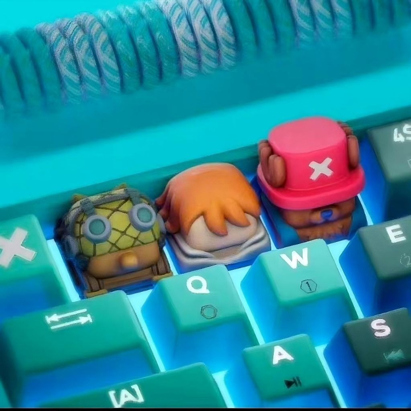One Piece Chopper Nami anime c - Keycap Artisan Anime ulasan dan harga
