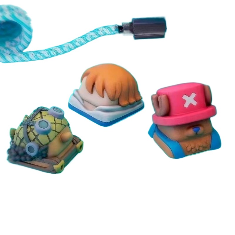 One Piece Chopper Nami anime c - Keycap Artisan Anime ulasan dan harga