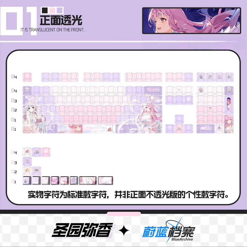 New Hot Sale Blue Archive Miso - Keycap Artisan Anime ulasan dan harga
