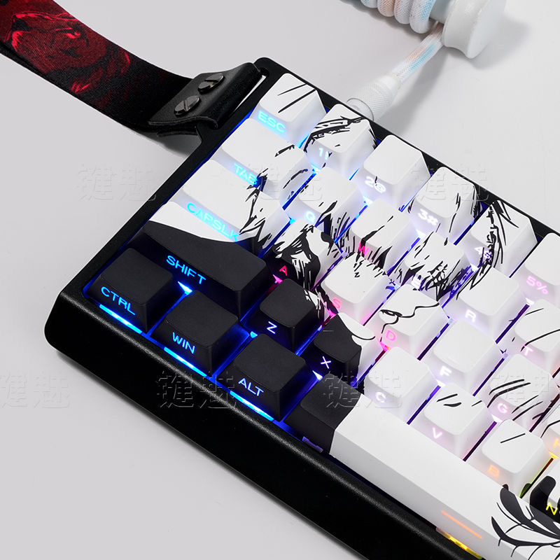 130 Key Kaneki Ken Theme Keyca - Keycap Artisan Anime ulasan dan harga