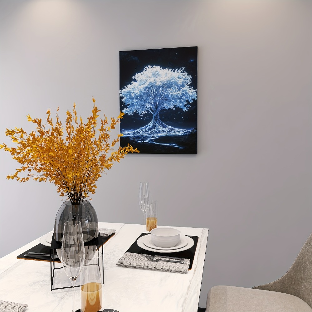 Tree of Life white canvas art  - Art Print Framed ulasan dan harga