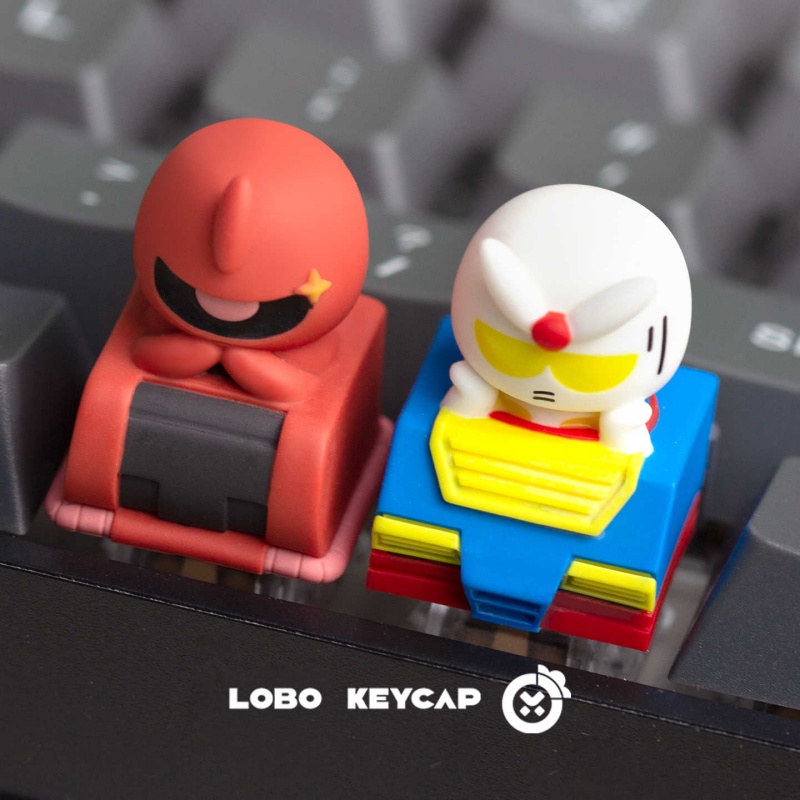 LOBO Chibi Gundam Zaku Artisan - Keycap Artisan Anime ulasan dan harga