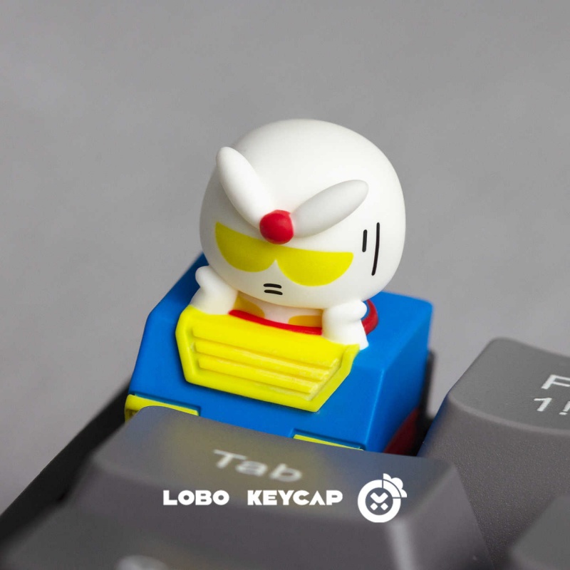 LOBO Chibi Gundam Zaku Artisan - Keycap Artisan Anime ulasan dan harga