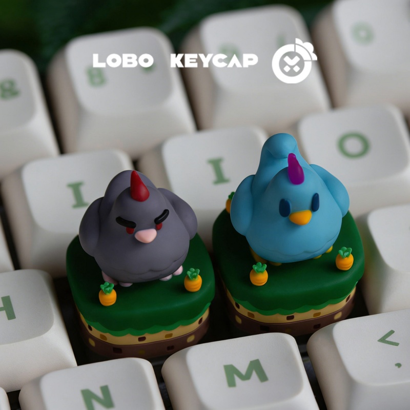 LOBO Stardew Valley Chicken Ar - Keycap Artisan Anime ulasan dan harga