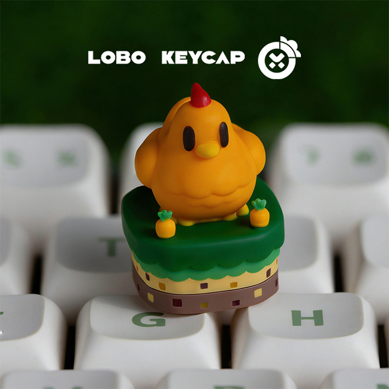 LOBO Stardew Valley Chicken Ar - Keycap Artisan Anime ulasan dan harga