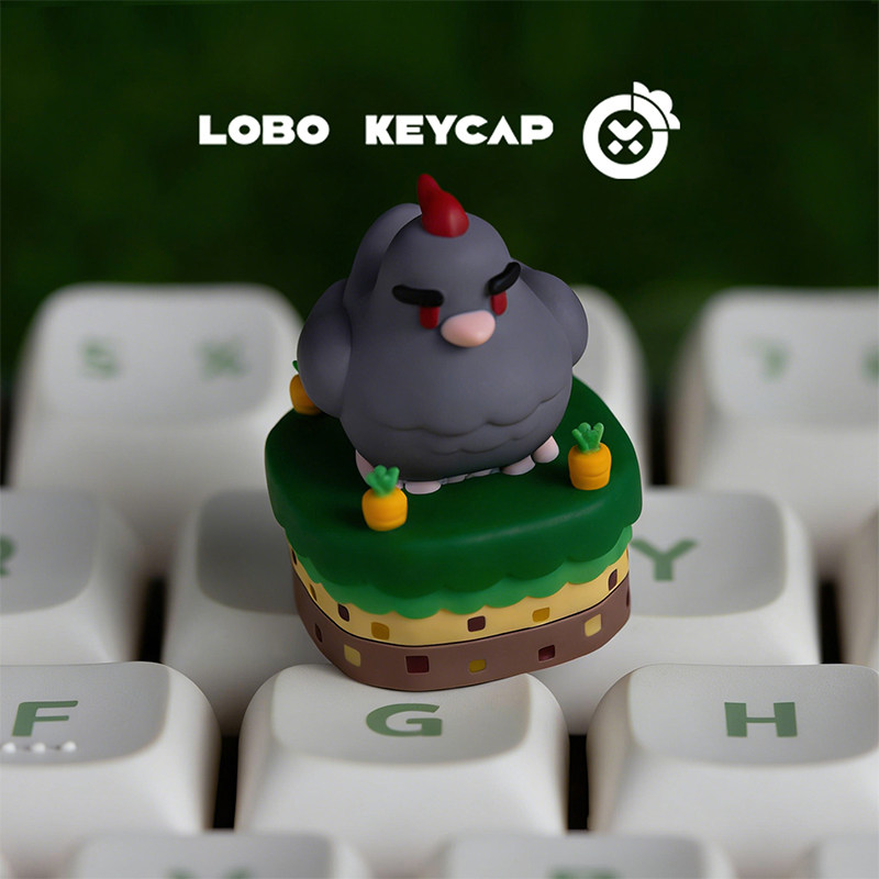 LOBO Stardew Valley Chicken Ar - Keycap Artisan Anime ulasan dan harga