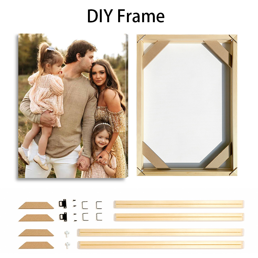 1 customized photo canvas, opt - Art Print Framed ulasan dan harga